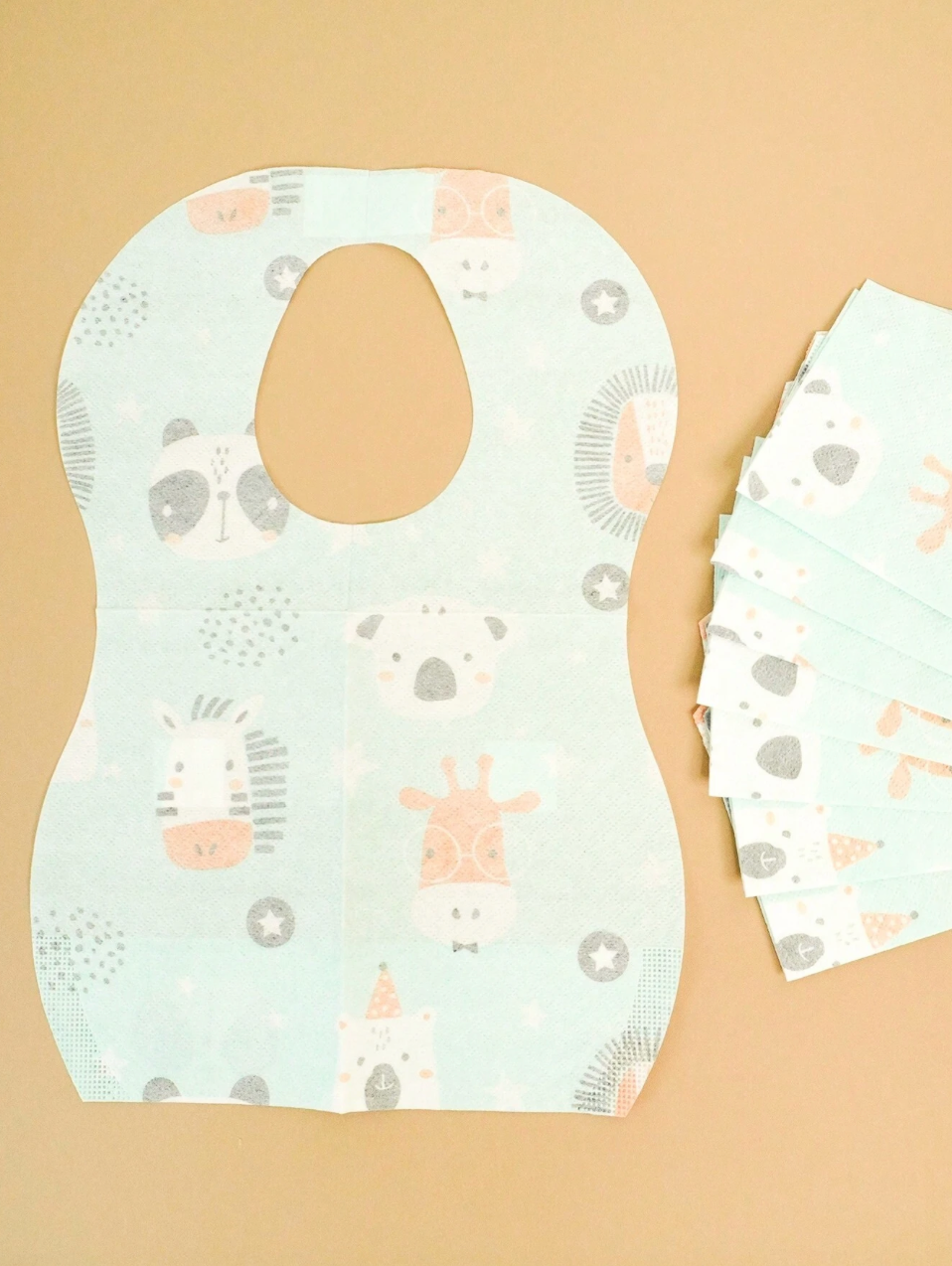 Disposable Bibs & Drool Towels - 30 pcs